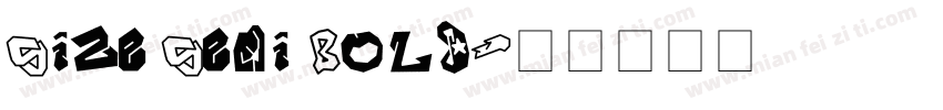 Size Semi Bold字体转换